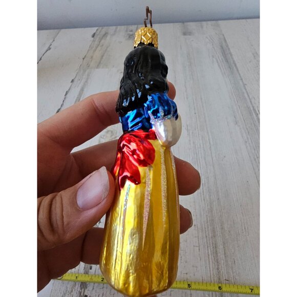 Vintage inge glas Snow White dwarfs glass ornament Xmas tree - Picture 5 of 8